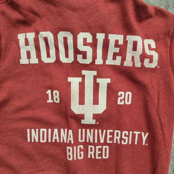 PINK Victoria's Secret ¼ Zip Women's Sweater Size Small Indiana Hoosiers Big Red - Picture 8 of 9